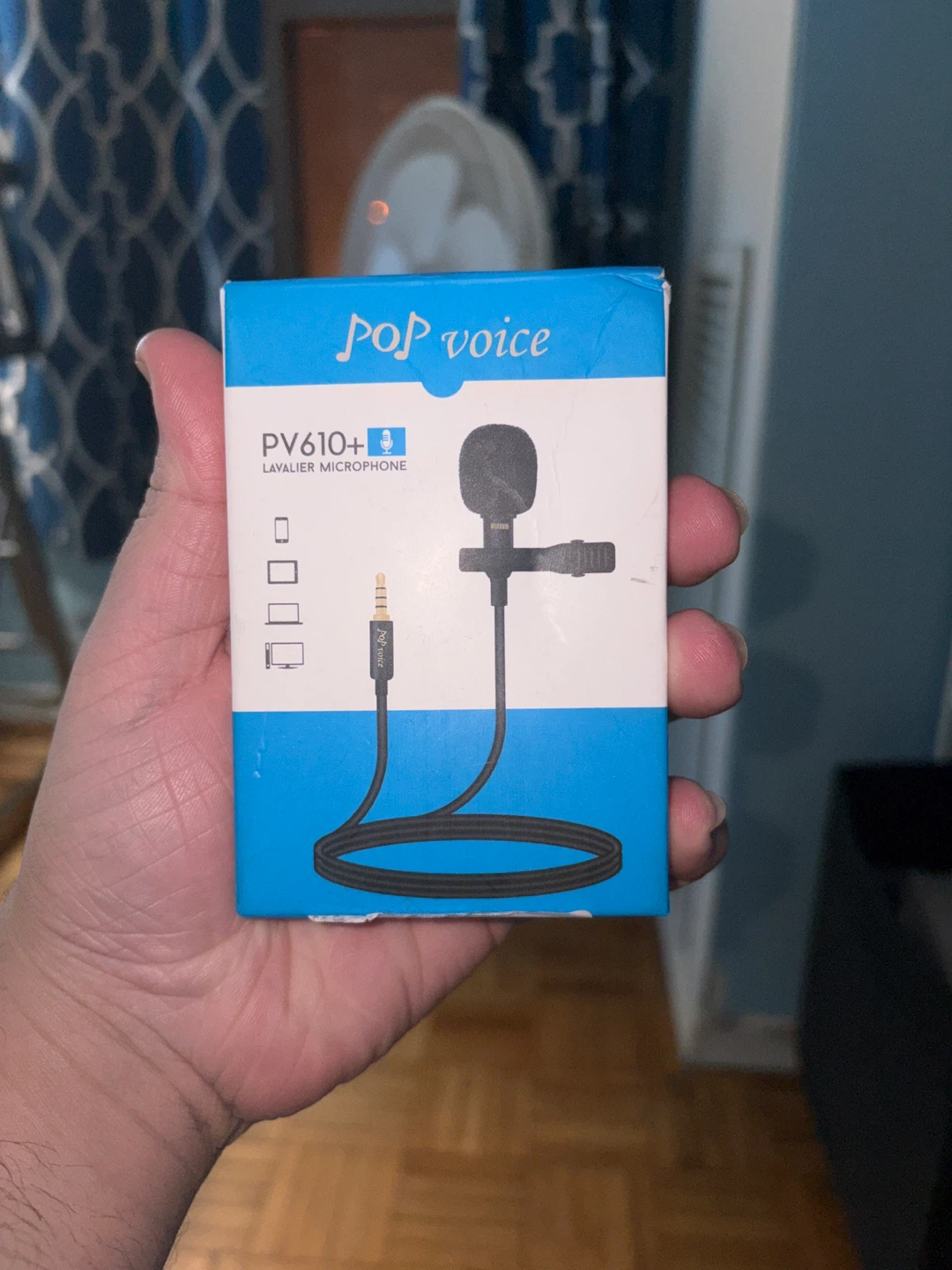 Pop Voice PV610+ Lavalier Microphone with Accessories