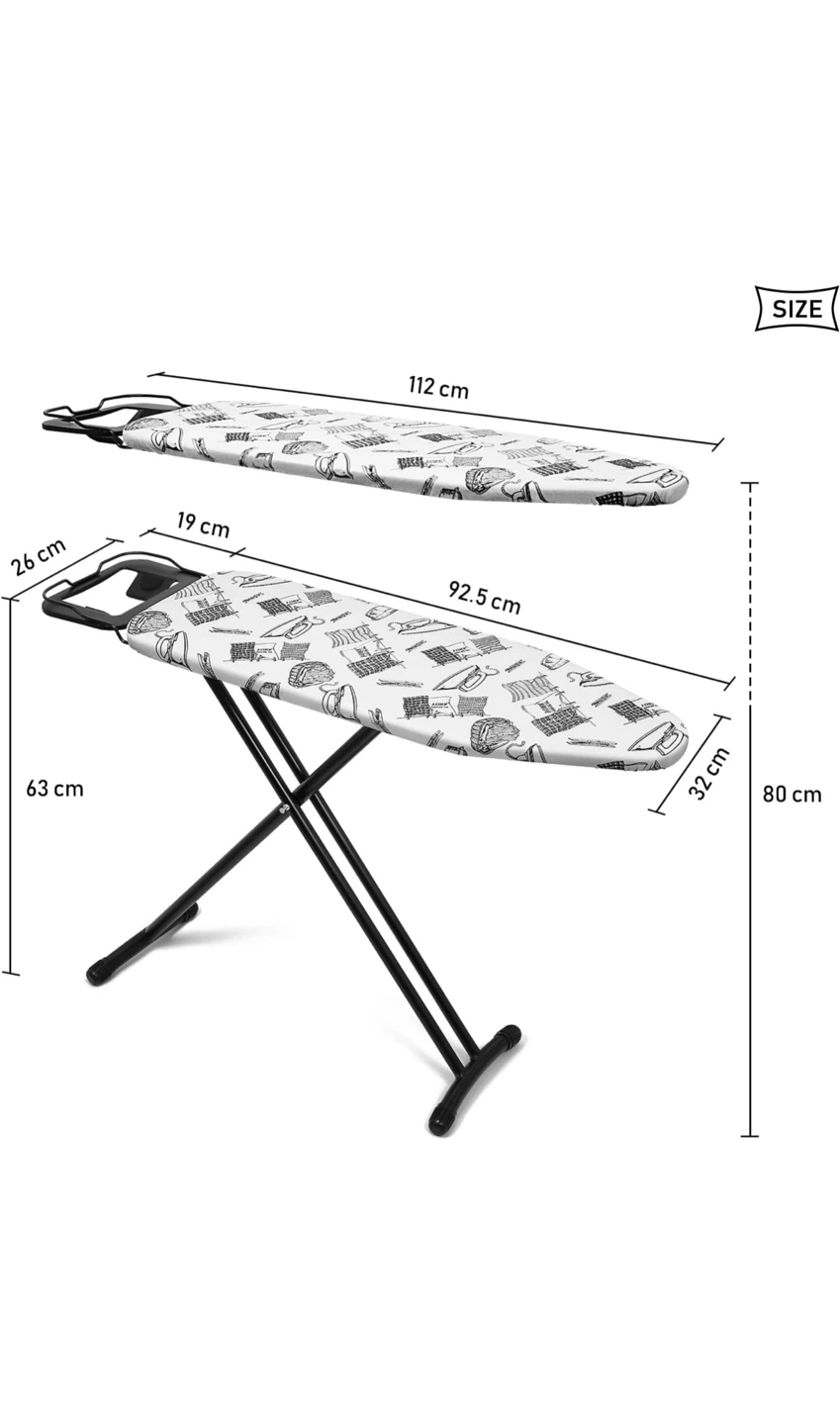 Duwee Ironing Board - 12"x36" White