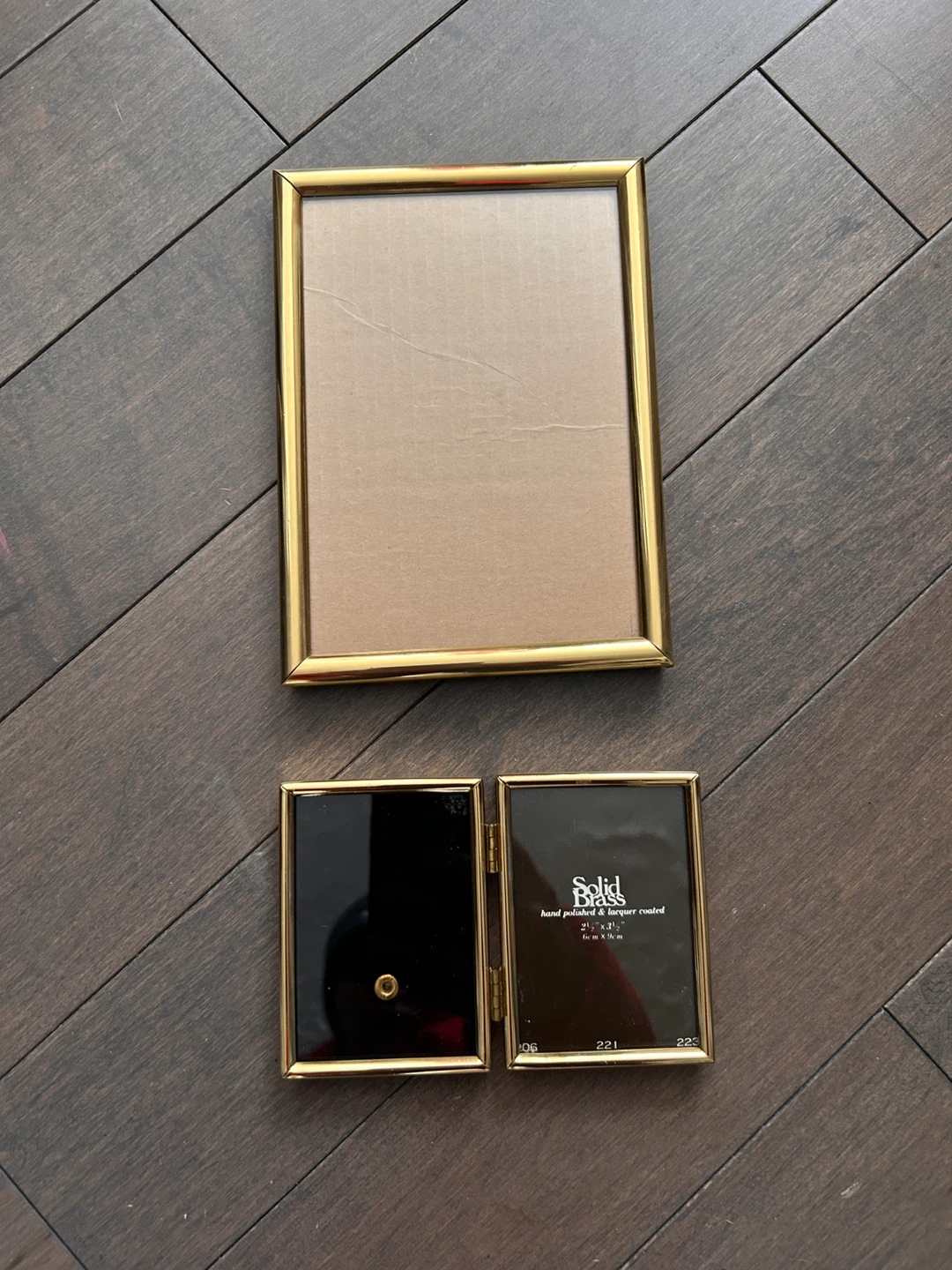 Solid Brass Photo Frames