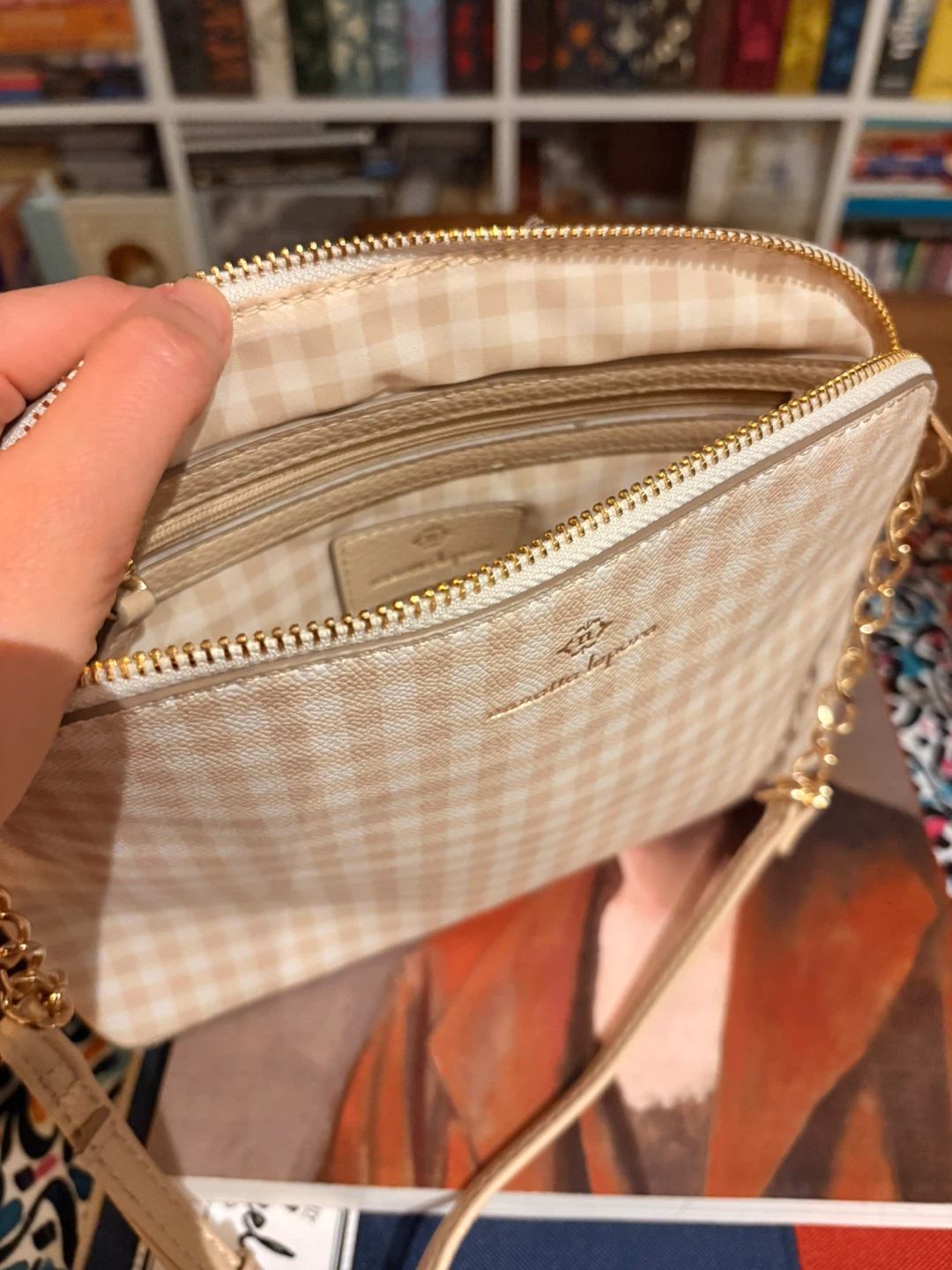 Nanette Lepore Gingham Crossbody Bag - photo 3