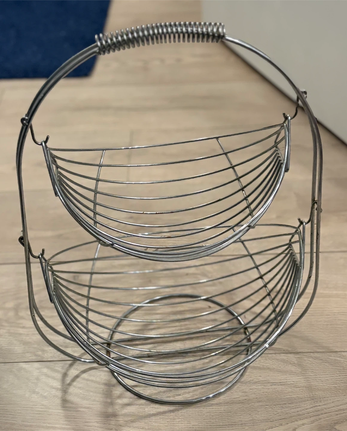 Two-Tiered Metal Fruit Basket - photo 3