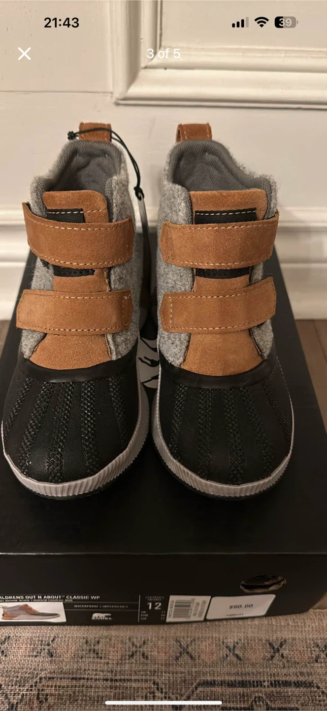 Kids winter snow boots Sobel 12 NEW - photo 2