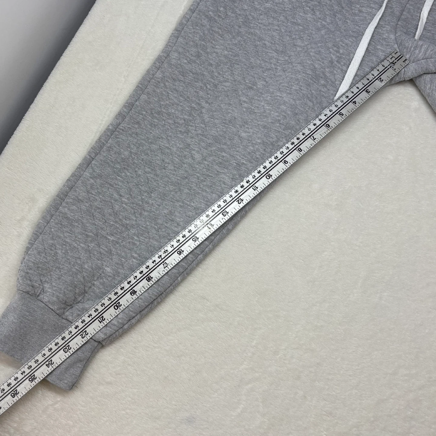 East Coast Lifestyle Quilted Jogger Sweatpants Gray Size S - photo 5