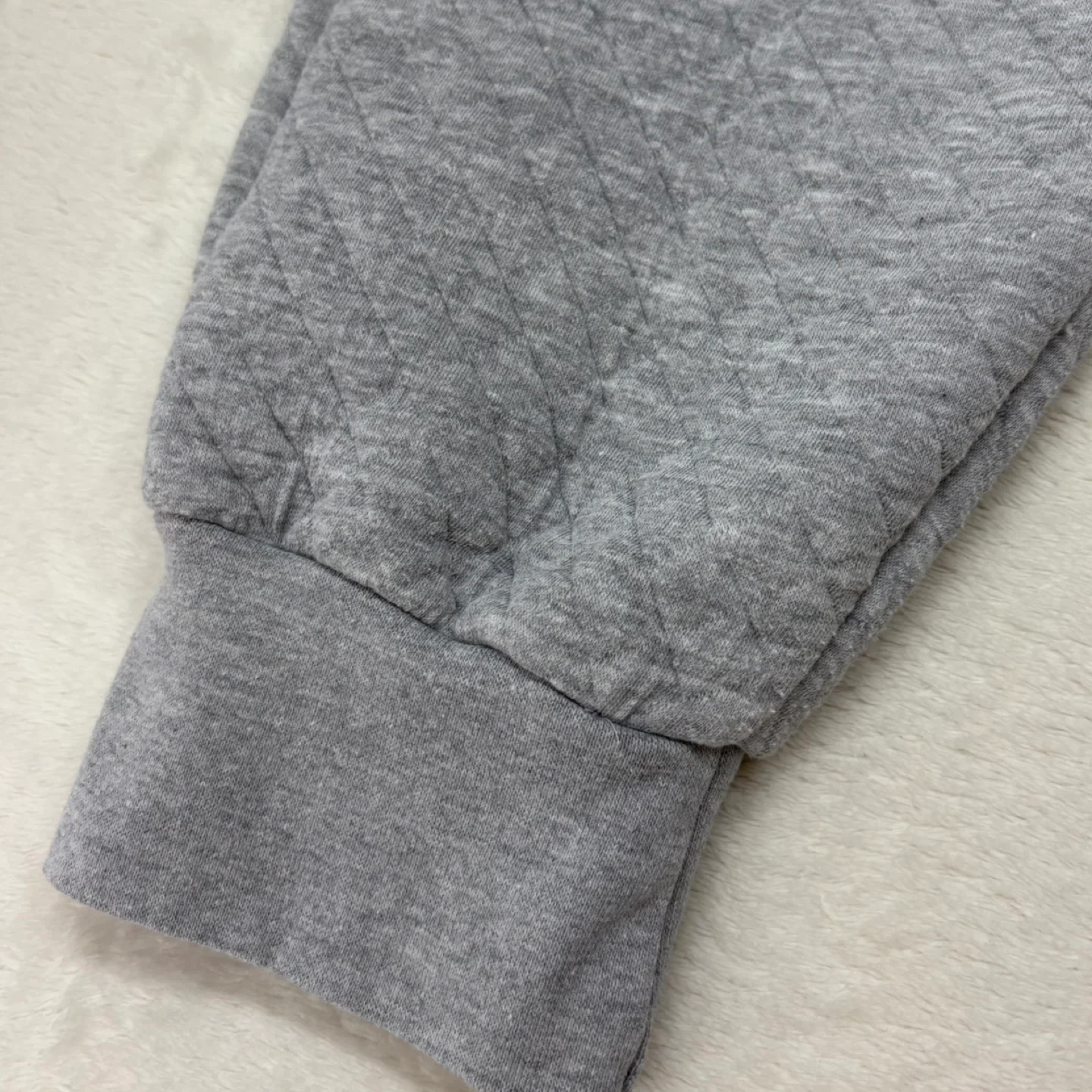 East Coast Lifestyle Quilted Jogger Sweatpants Gray Size S - photo 3
