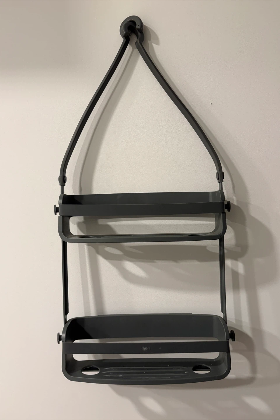 Grey 2-Tier Hanging Shower Caddy - photo 2