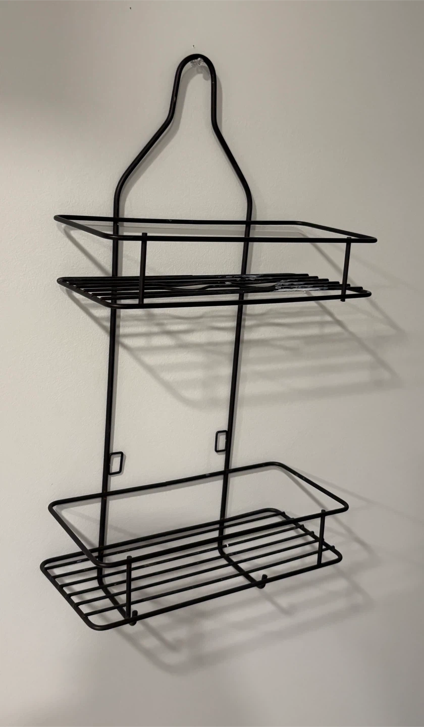 Black Metal Shower Caddy - photo 3