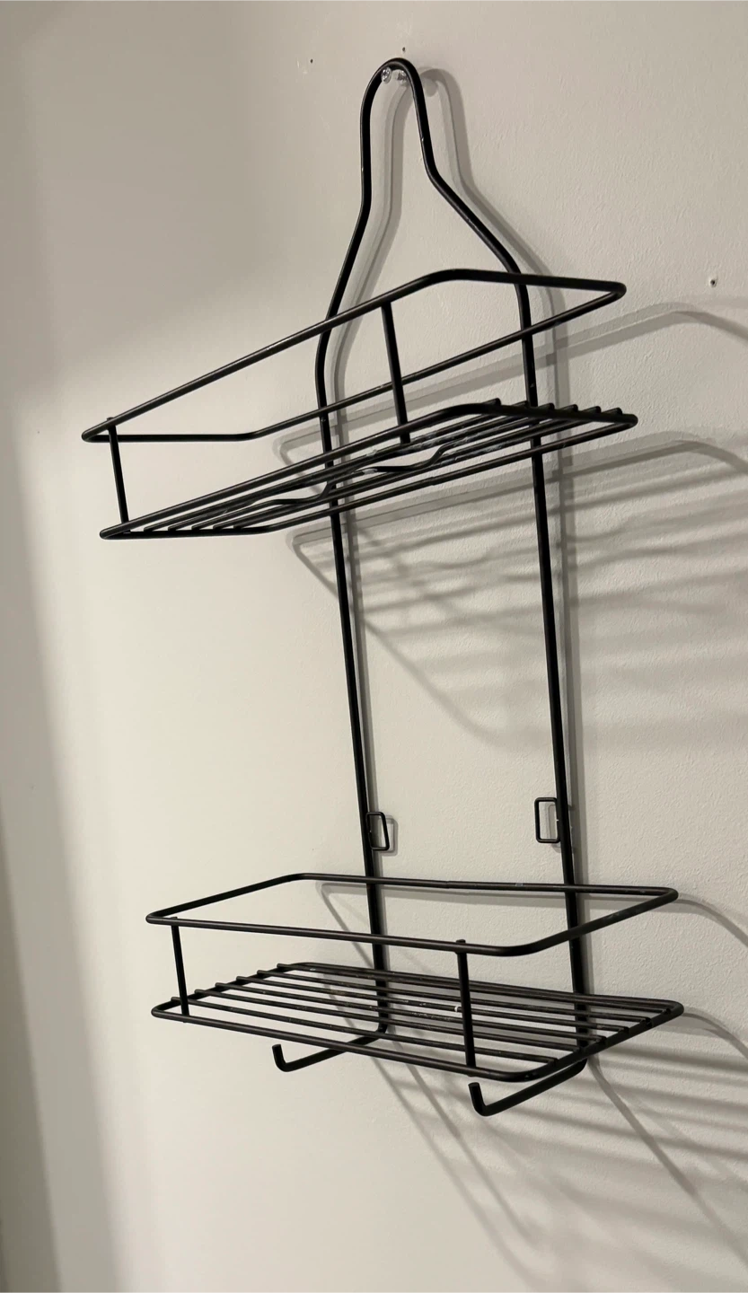 Black Metal Shower Caddy - photo 2