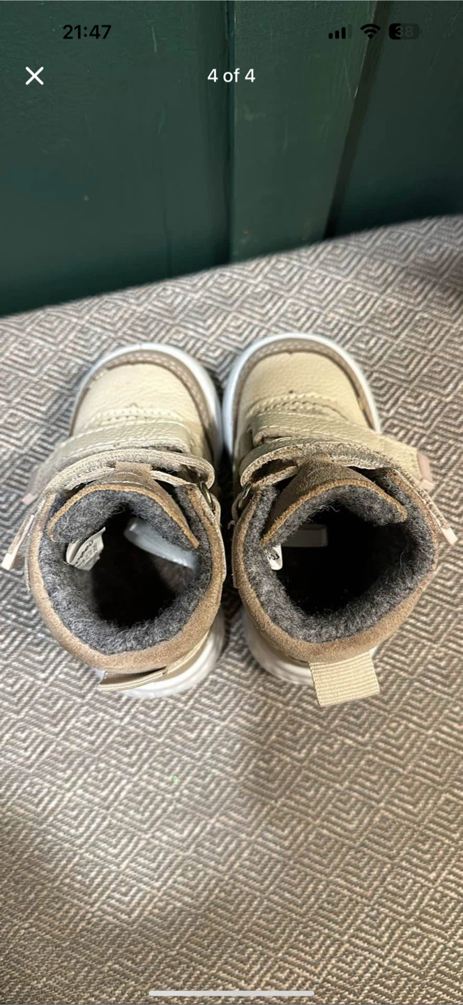Baby shoes boots leather 20 NEW - photo 4