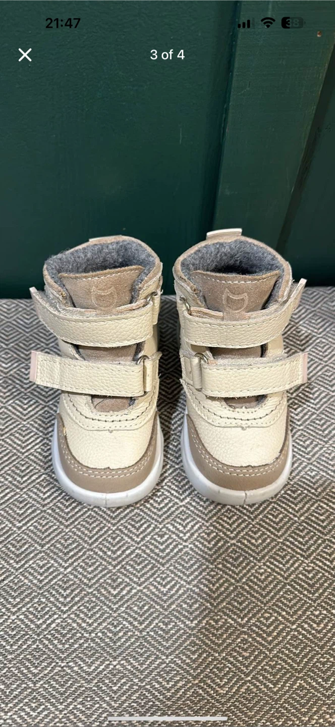 Baby shoes boots leather 20 NEW - photo 3