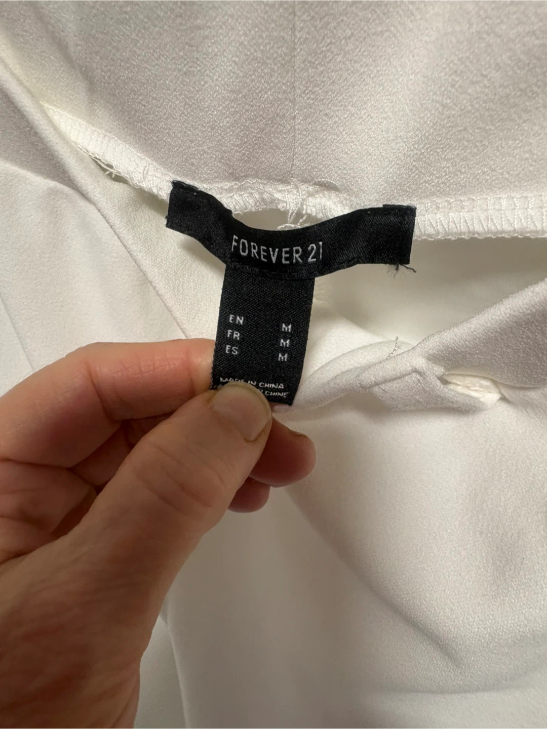 Pantalons blancs Forever 21 taille M - photo 5