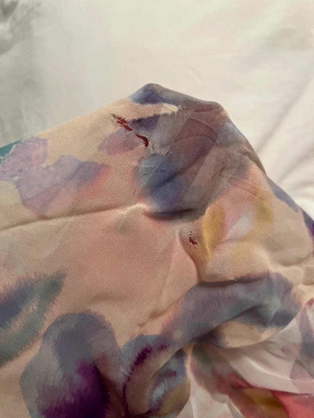 Anthropologie Floral Print Midi Skirt With Flaw - photo 4