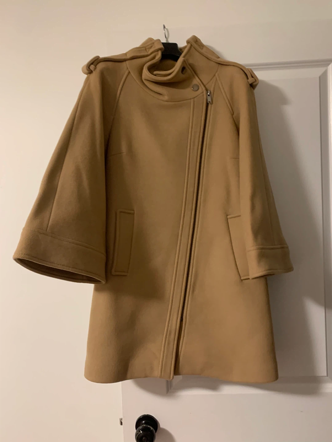 Zara Woman Camel Coat Size S