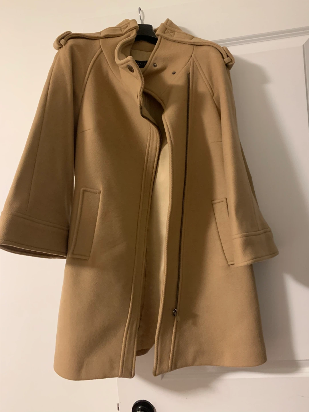 Zara Woman Camel Coat Size S - photo 2