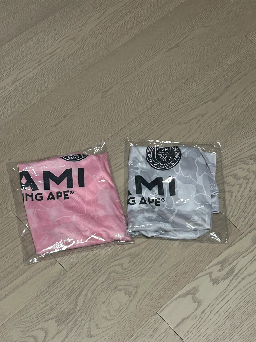 A Bathing Ape "MIAMI" Camo Soccer Jerseys (Pink & Grey) - photo 4
