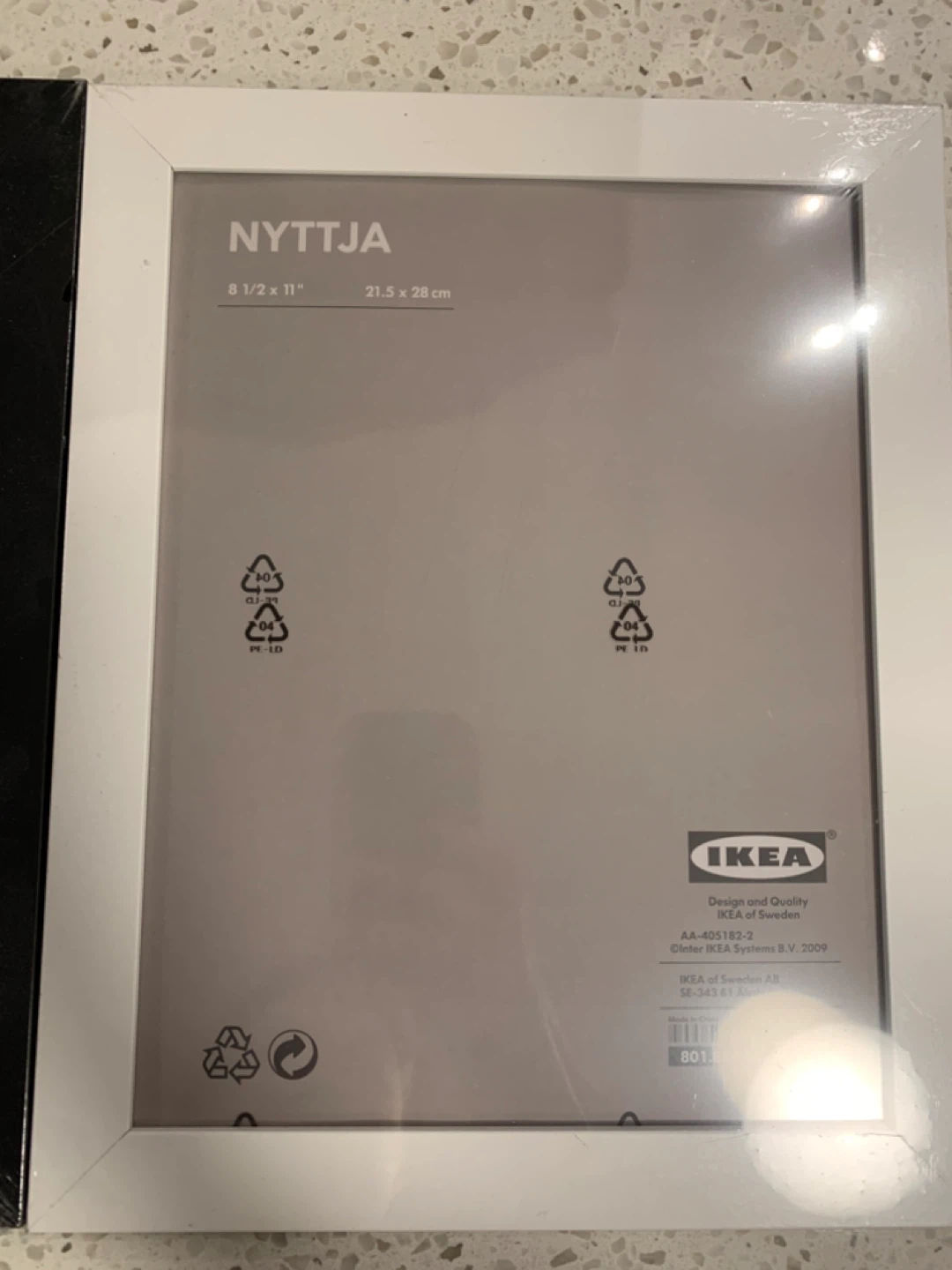 IKEA NYTJA Picture Frame - Black & White (8 1/2 x 11") - photo 2