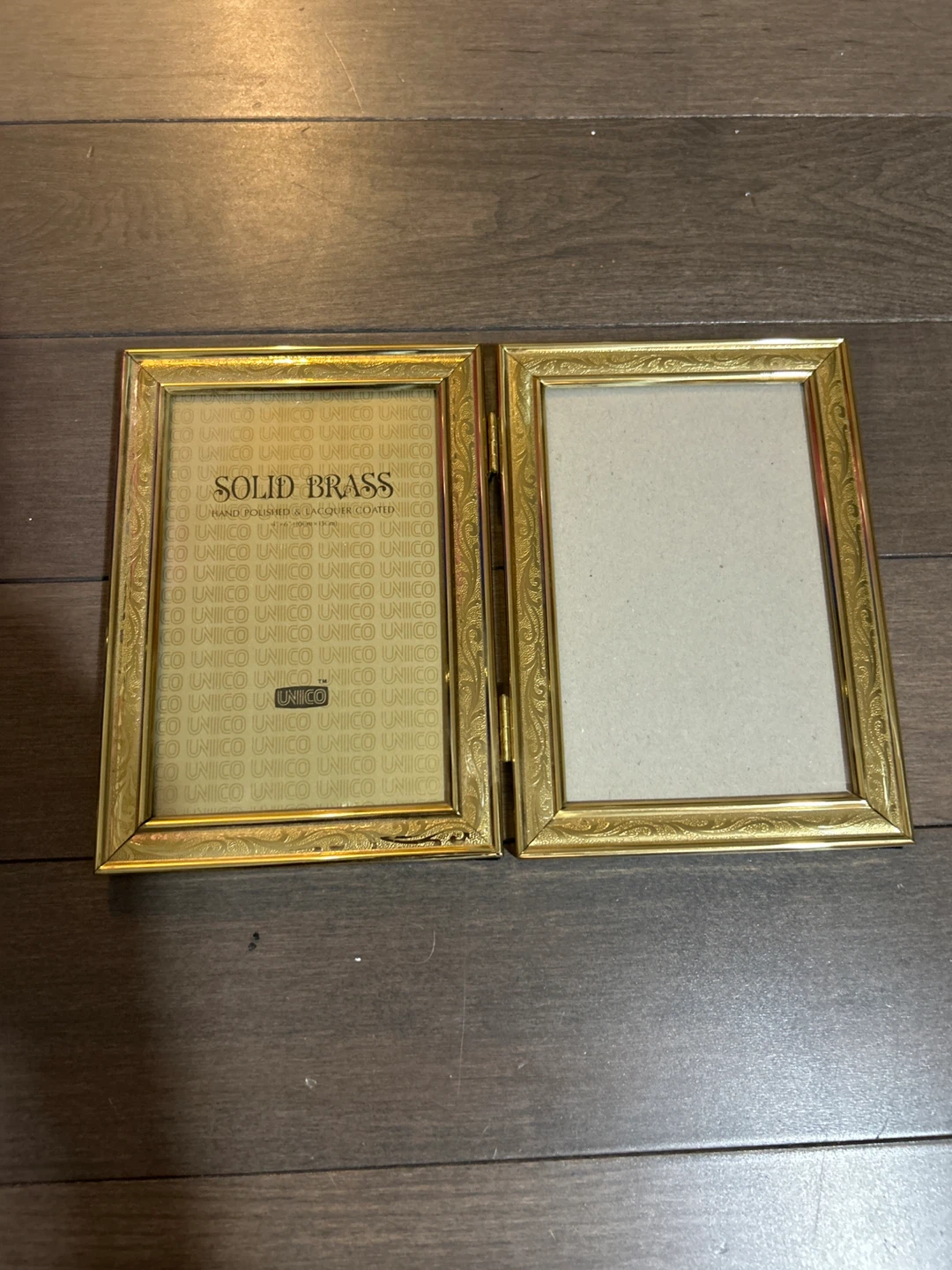 Unico Solid Brass Hinged Photo Frame