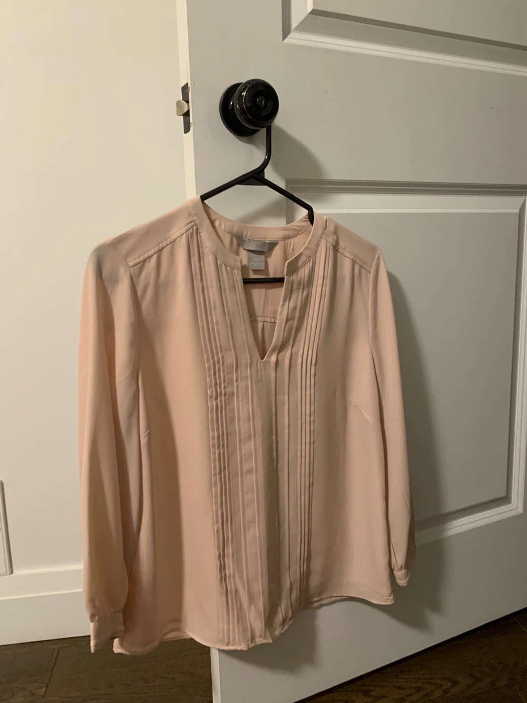 H&M Women's Blouse - Size S - Light Pink