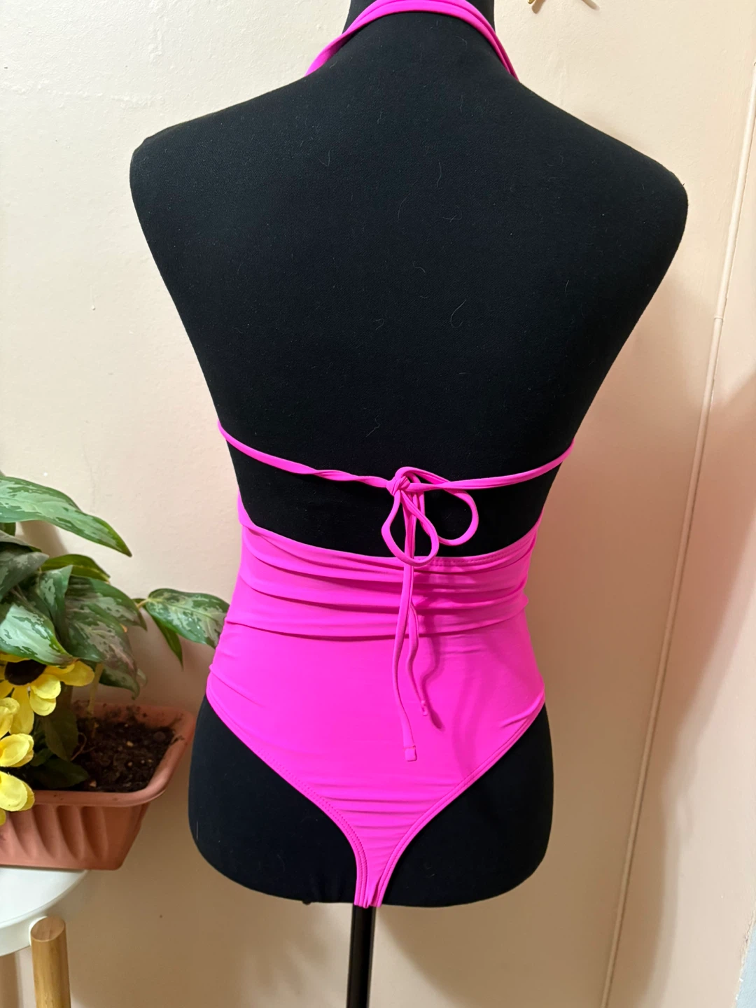 Jabeick One-Piece Ruched Swimsuit Size S - photo 3