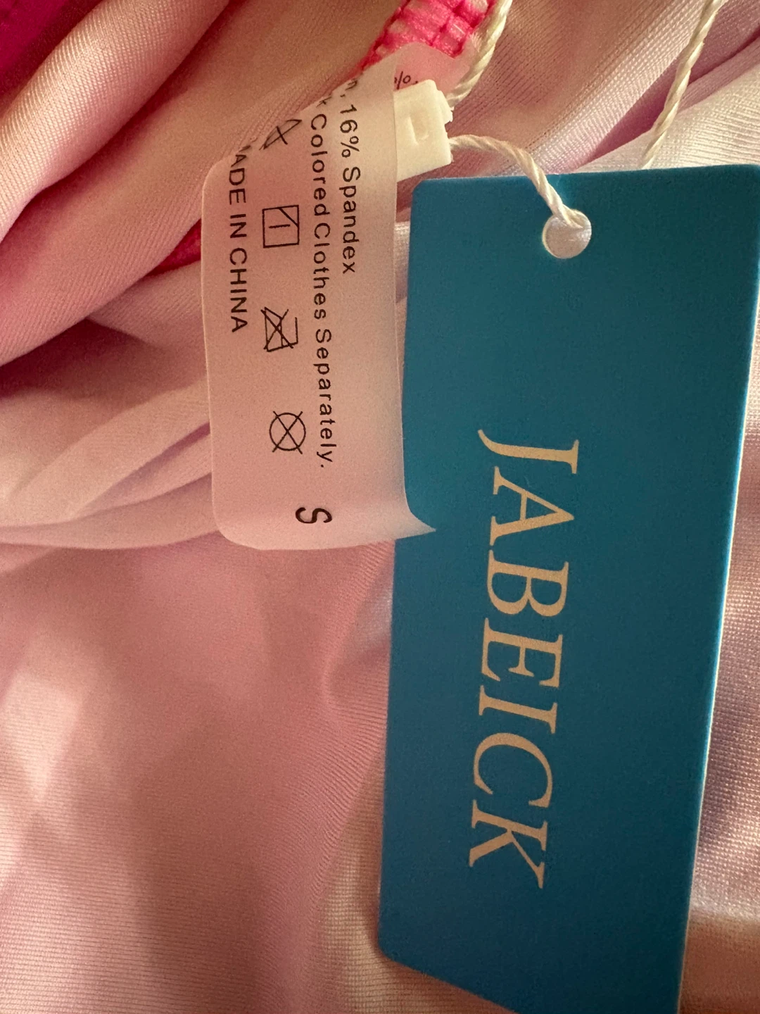 Jabeick One-Piece Ruched Swimsuit Size S - photo 5