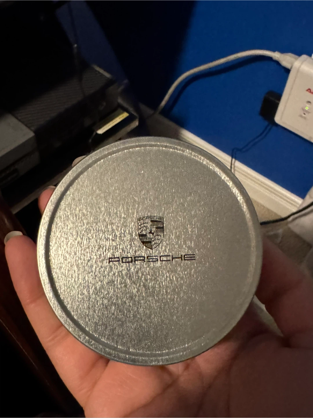 Porsche Metal Tin with Paper Clips