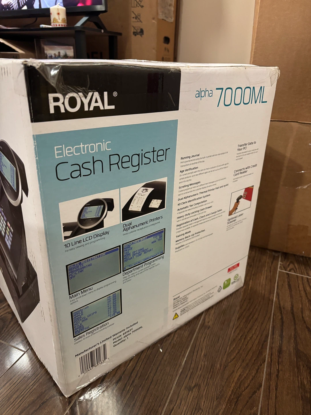 Royal alpha 7000ML Electronic Cash Register - photo 3