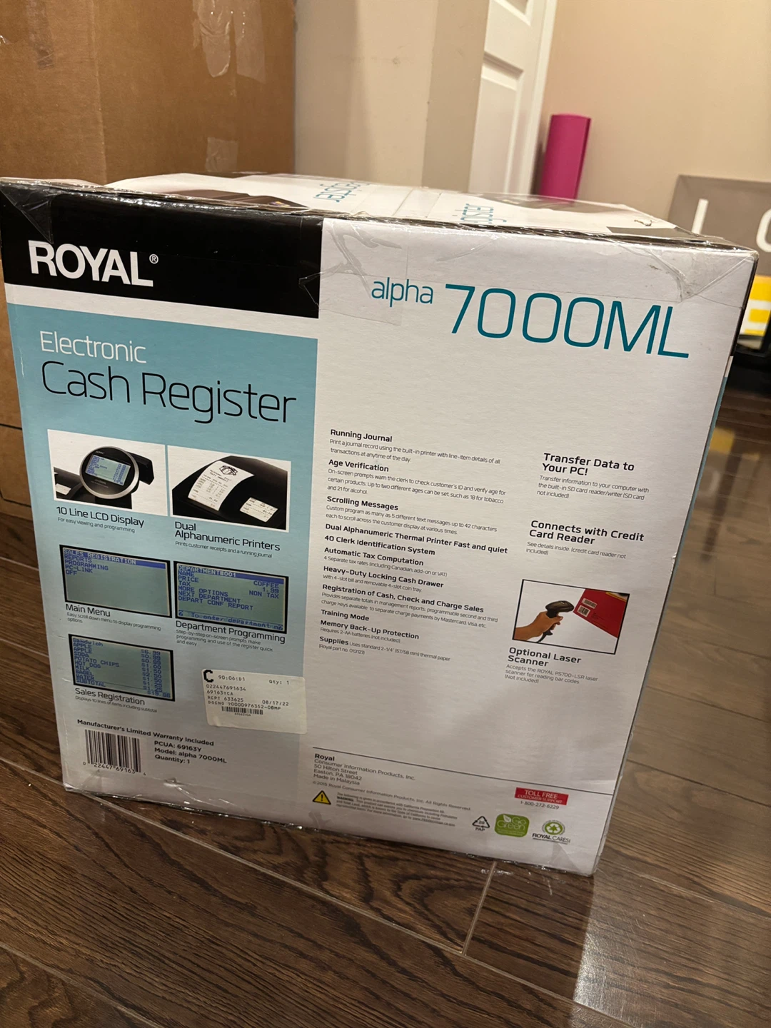 Royal alpha 7000ML Electronic Cash Register - photo 4