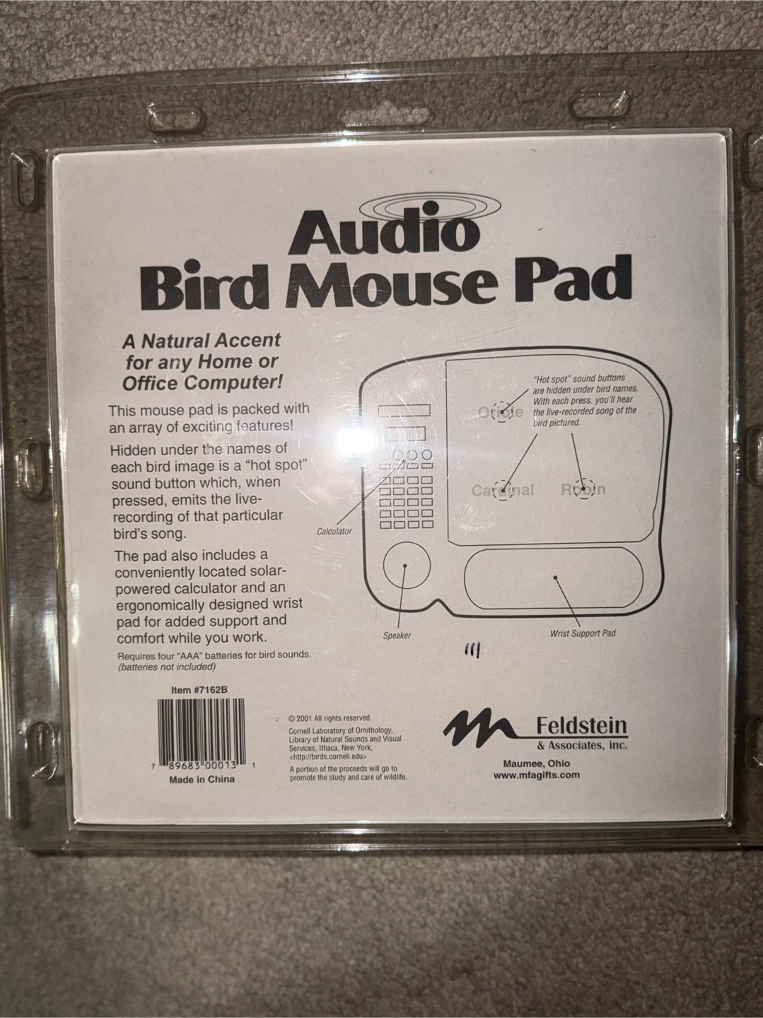 Audio Bird Mouse Pad -Calculator 😊 - photo 2