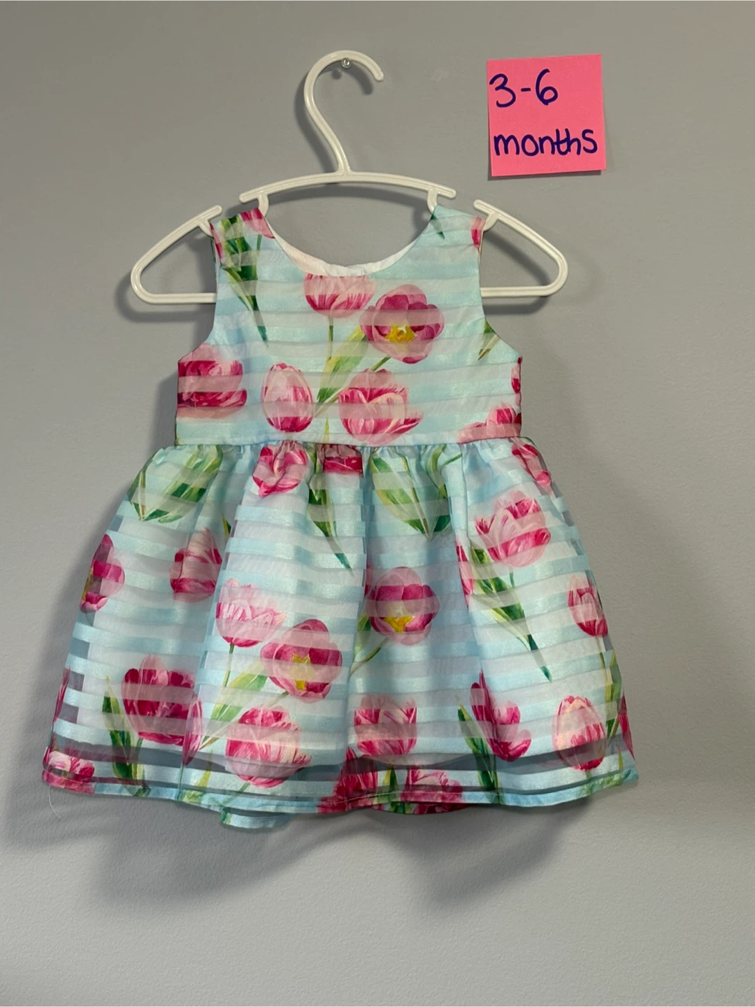 Baby Girl Dress 3-6 Months Floral Print