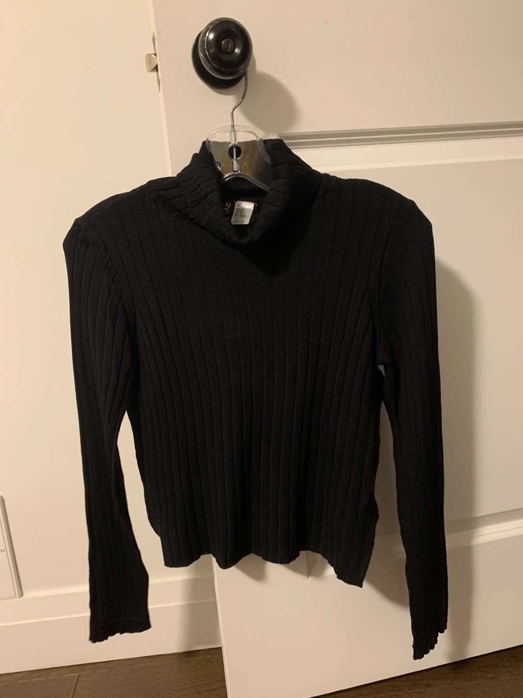 Divided Black Turtleneck Sweater - Size M - photo 2