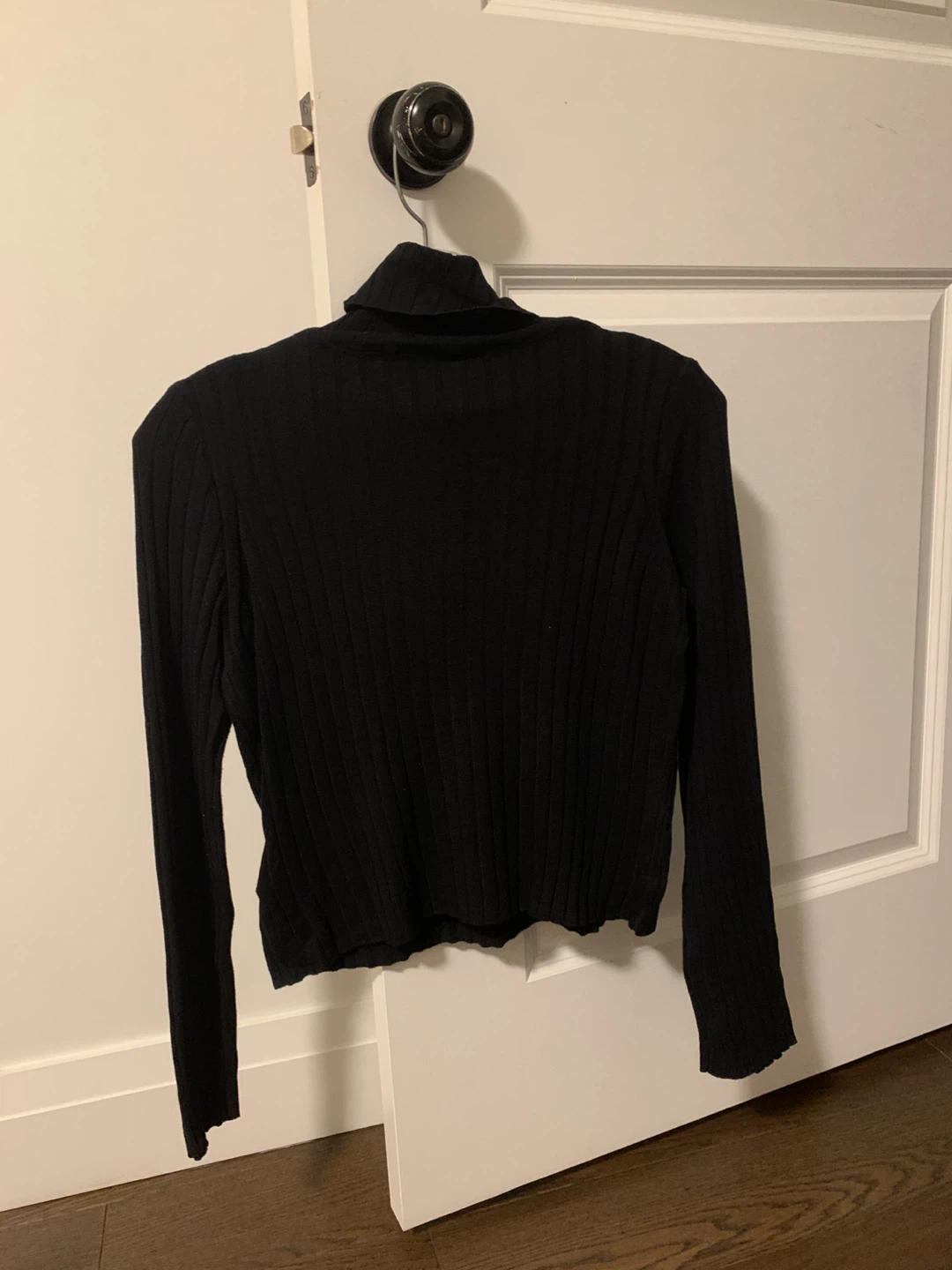 Divided Black Turtleneck Sweater - Size M