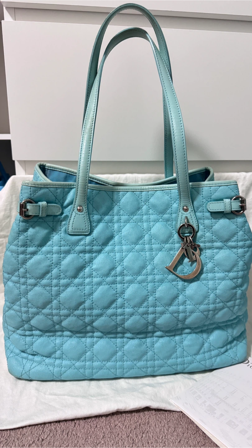 Christian Dior Cannage Tote Bag