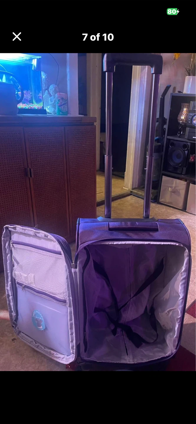 Purple Rolling Suitcase - photo 2