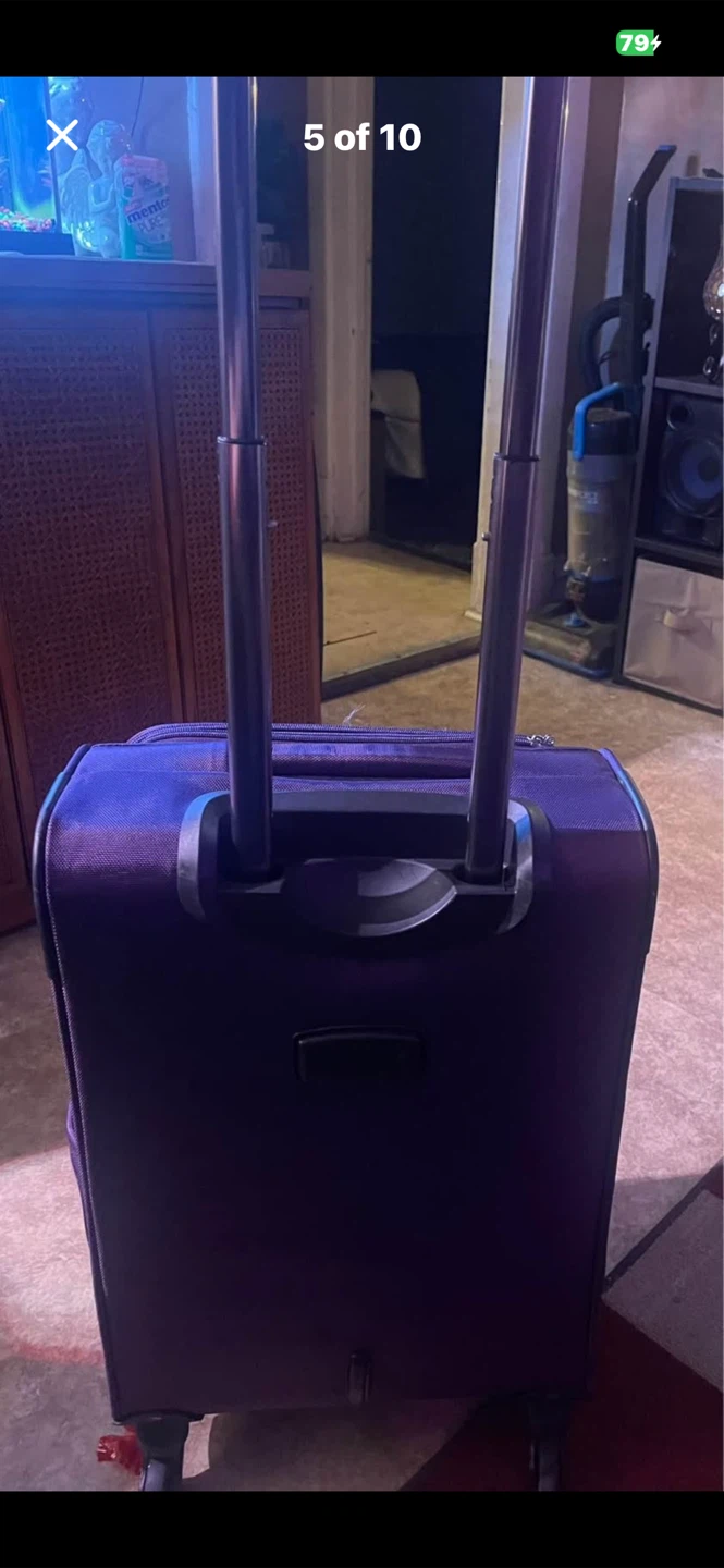 Purple Rolling Suitcase - photo 3