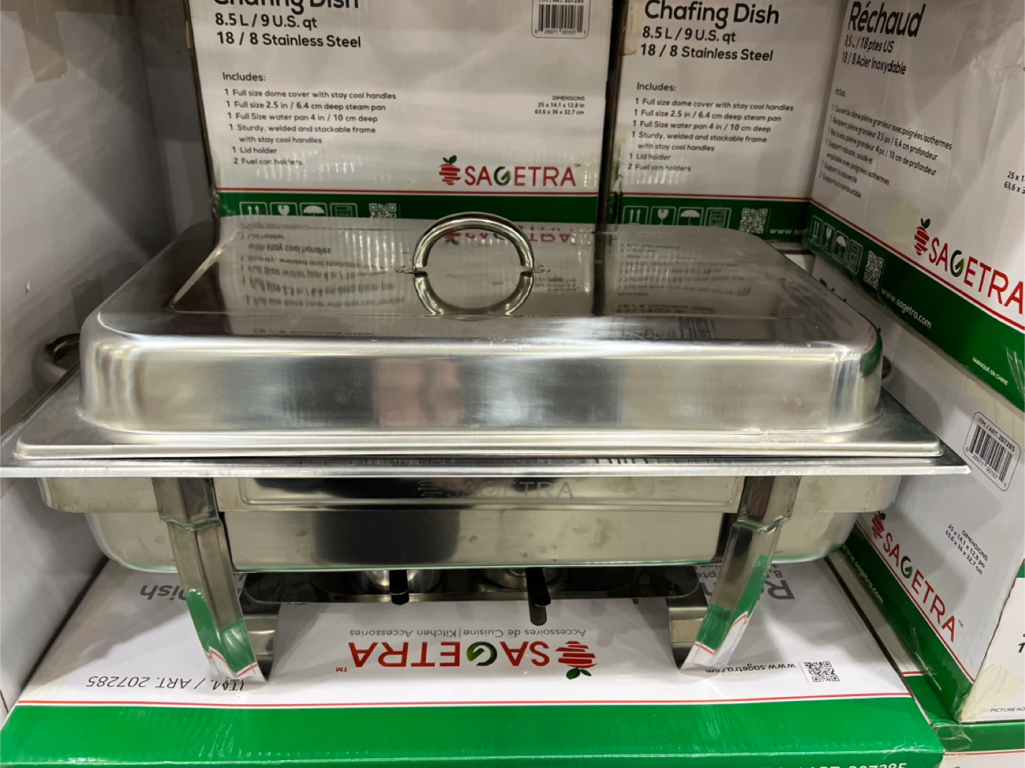 Chafing Dish 8.5L / 9 US qt 18/8 Stainless Steel