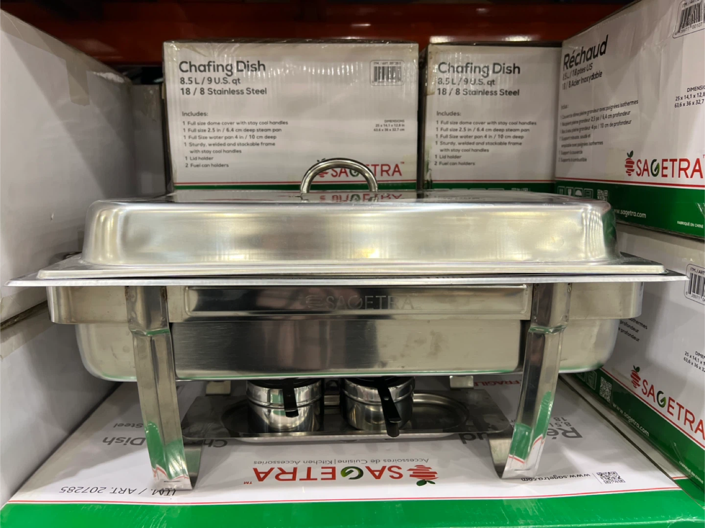 Chafing Dish 8.5L / 9 US qt 18/8 Stainless Steel - photo 2