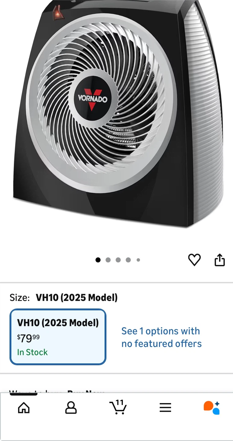 Vornado Portable Electric Space Heater - photo 4
