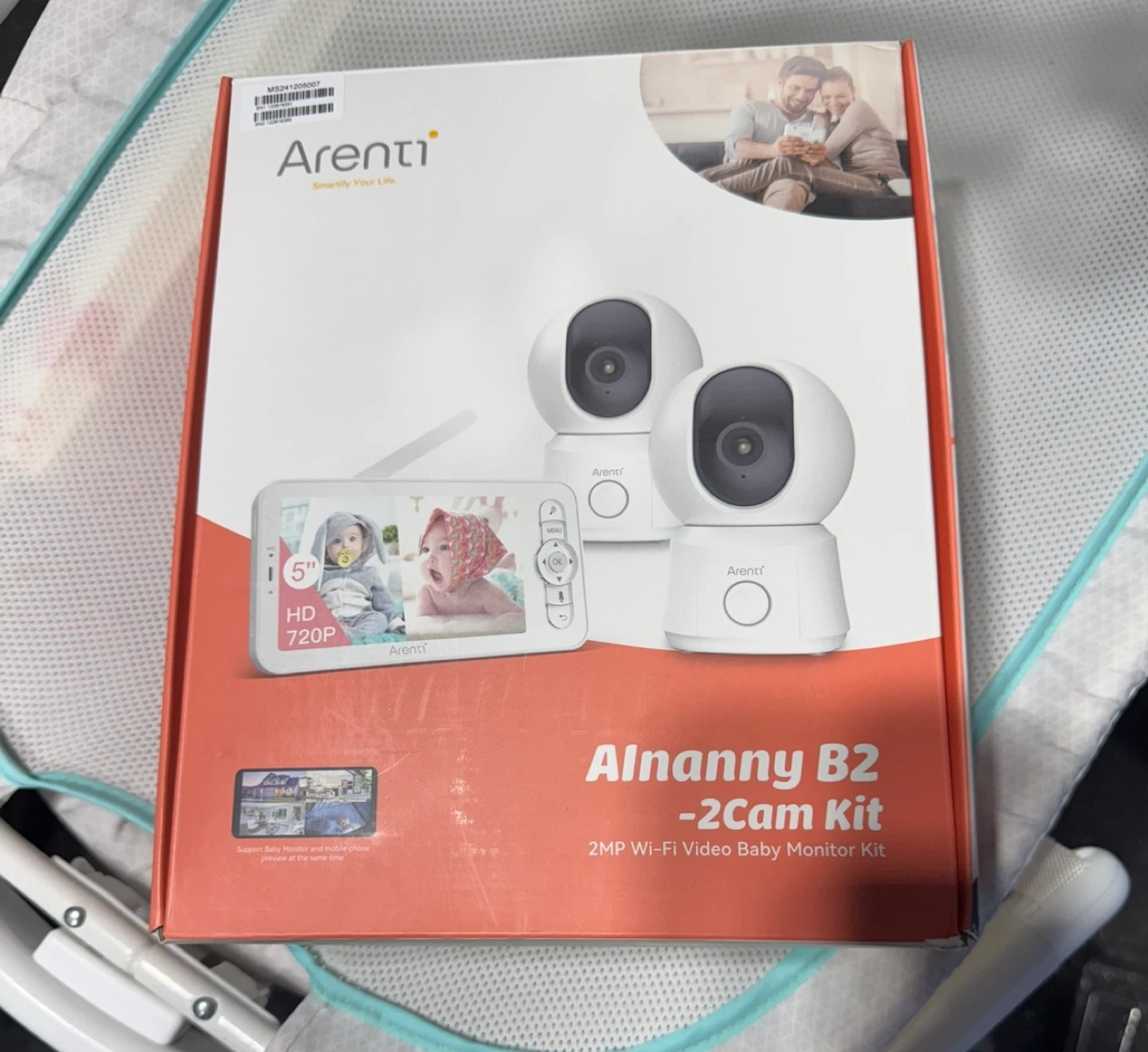 Arenti Alnanny B2 -2Cam Kit 2MP Wi-Fi Video Baby Monitor