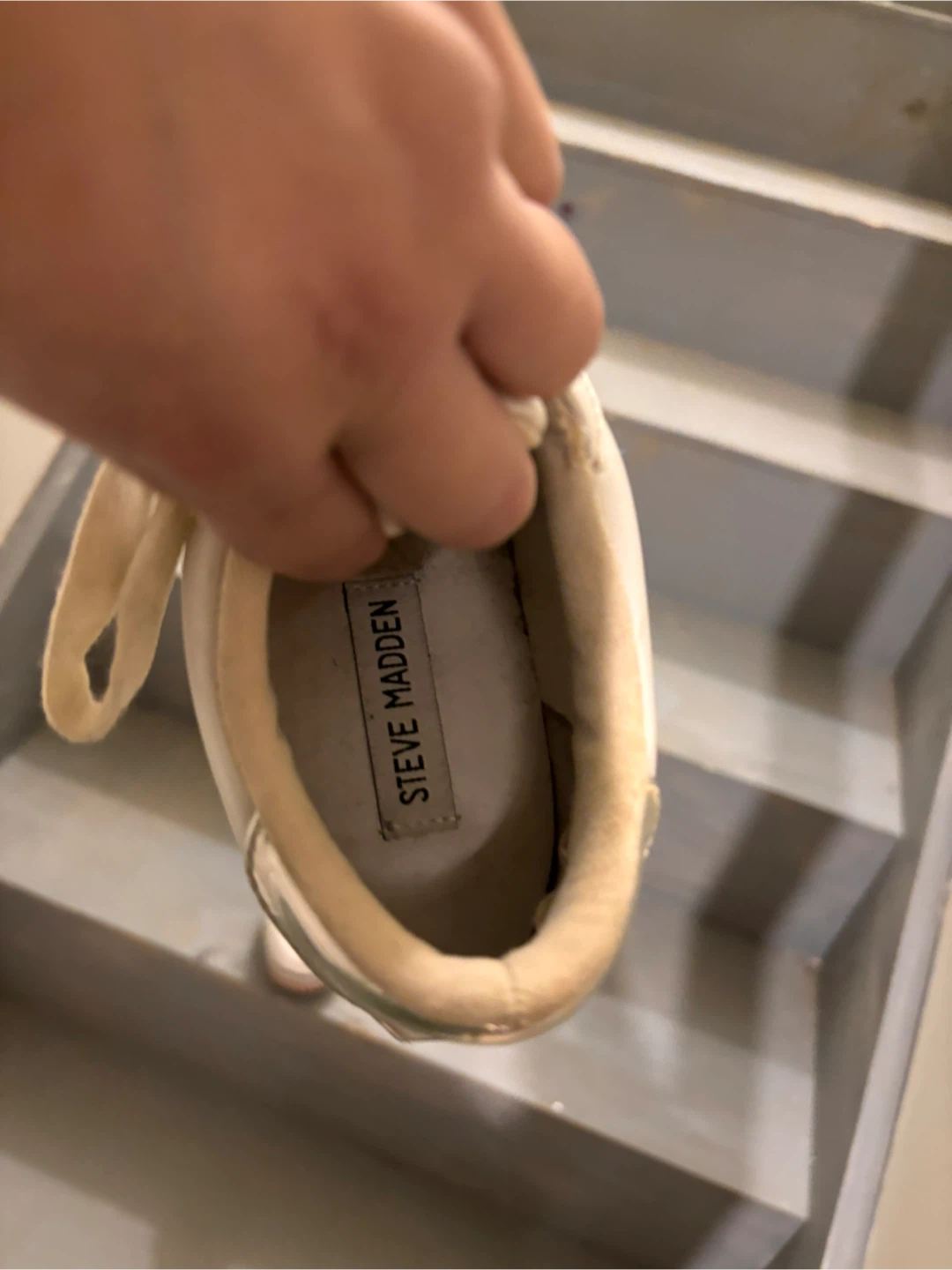 Steve Madden White Platform Sneakers - photo 2