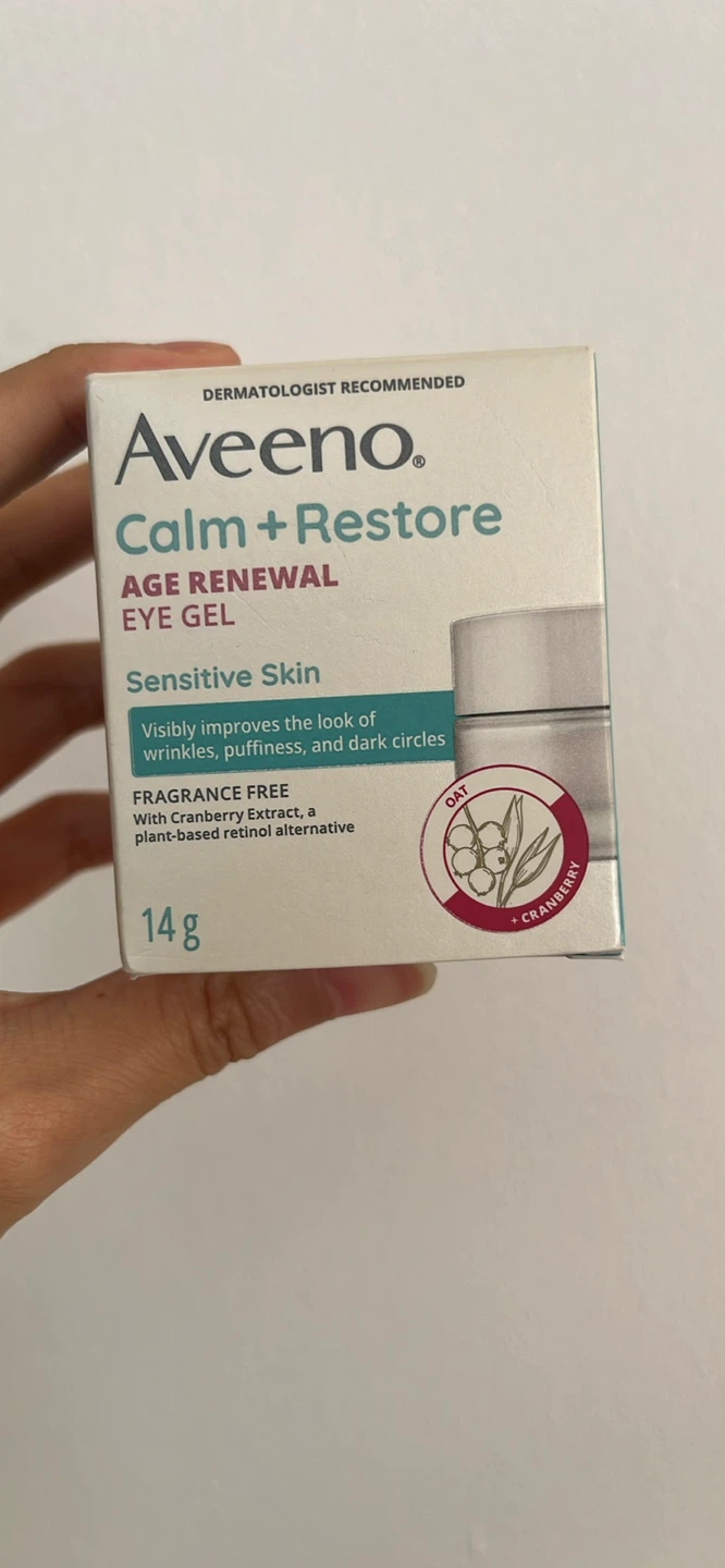 Aveeno Calm + Restore Age Renewal Eye Gel 14g