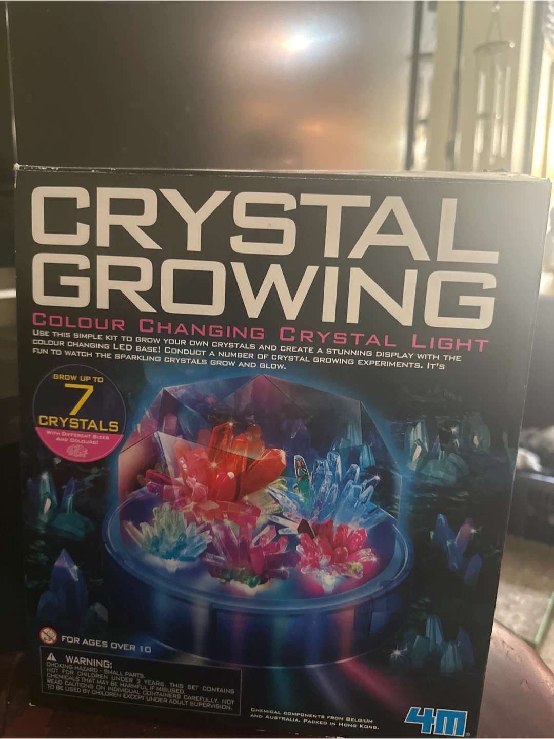 4M Crystal Growing Colour Changing Crystal Light Kit