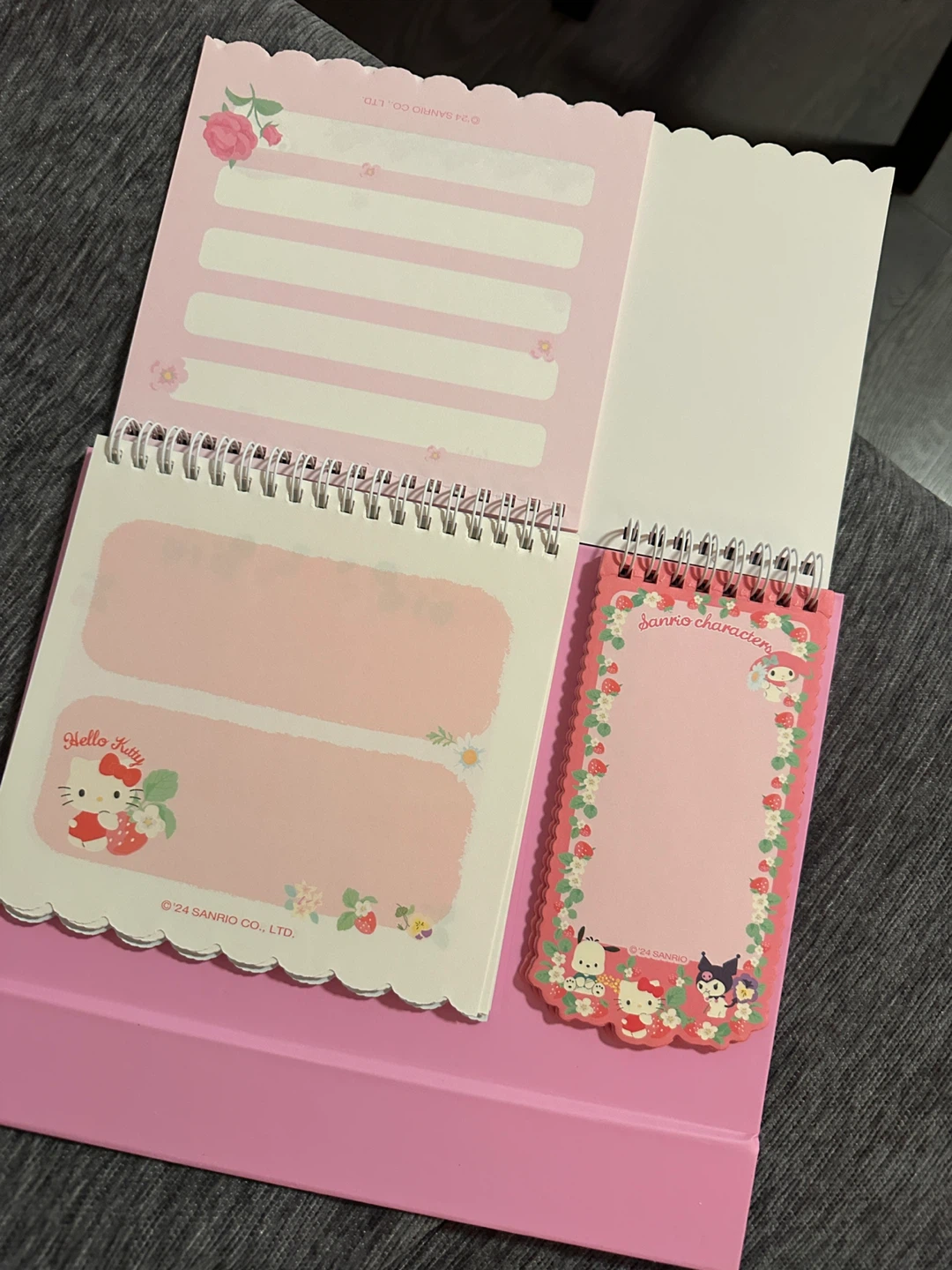 Sanrio Characters Pink Spiral Notebook & Sticker Set - photo 5
