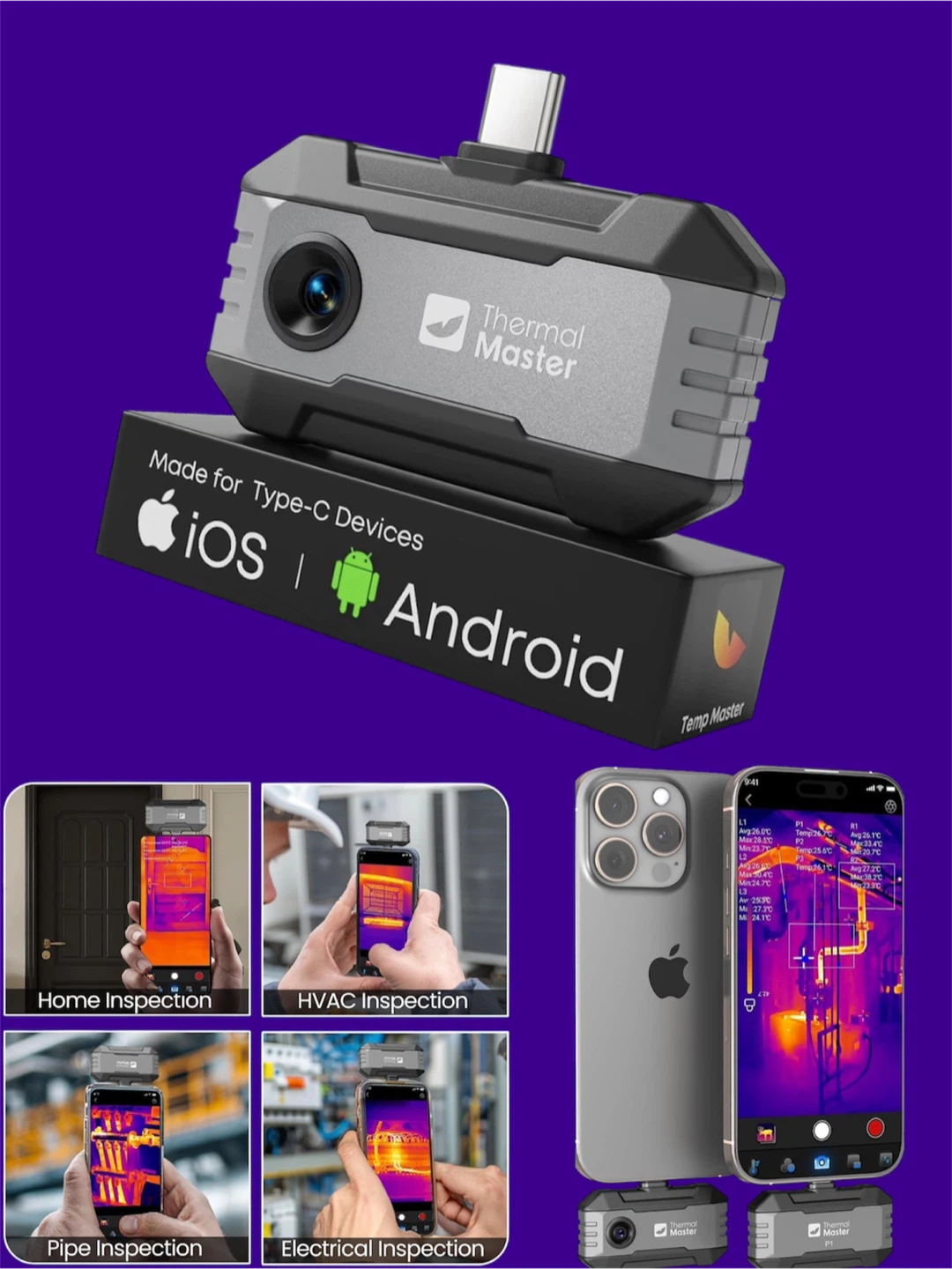 Thermal Master P1 Thermal Camera for iOS & Android