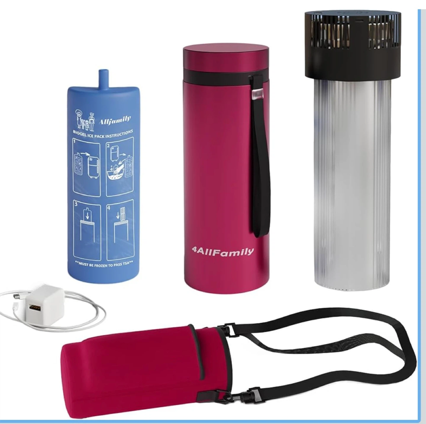 4AllFamily Insulated Cooler Bag for Medications