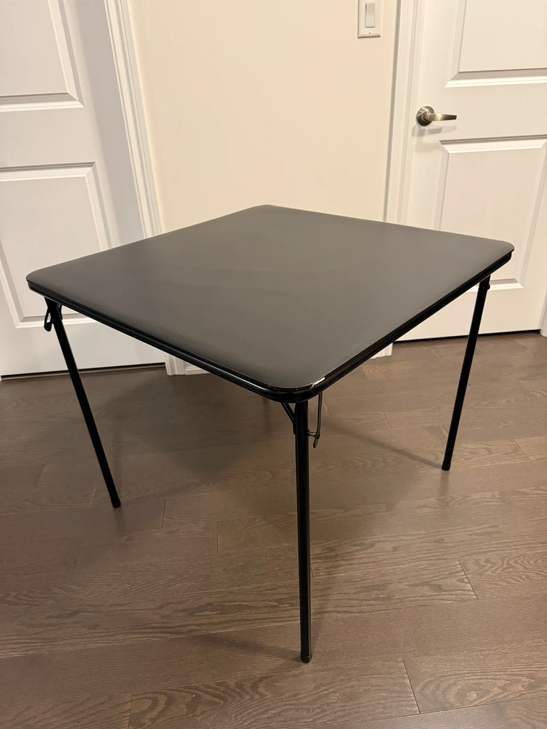 Black Folding Board Game Table