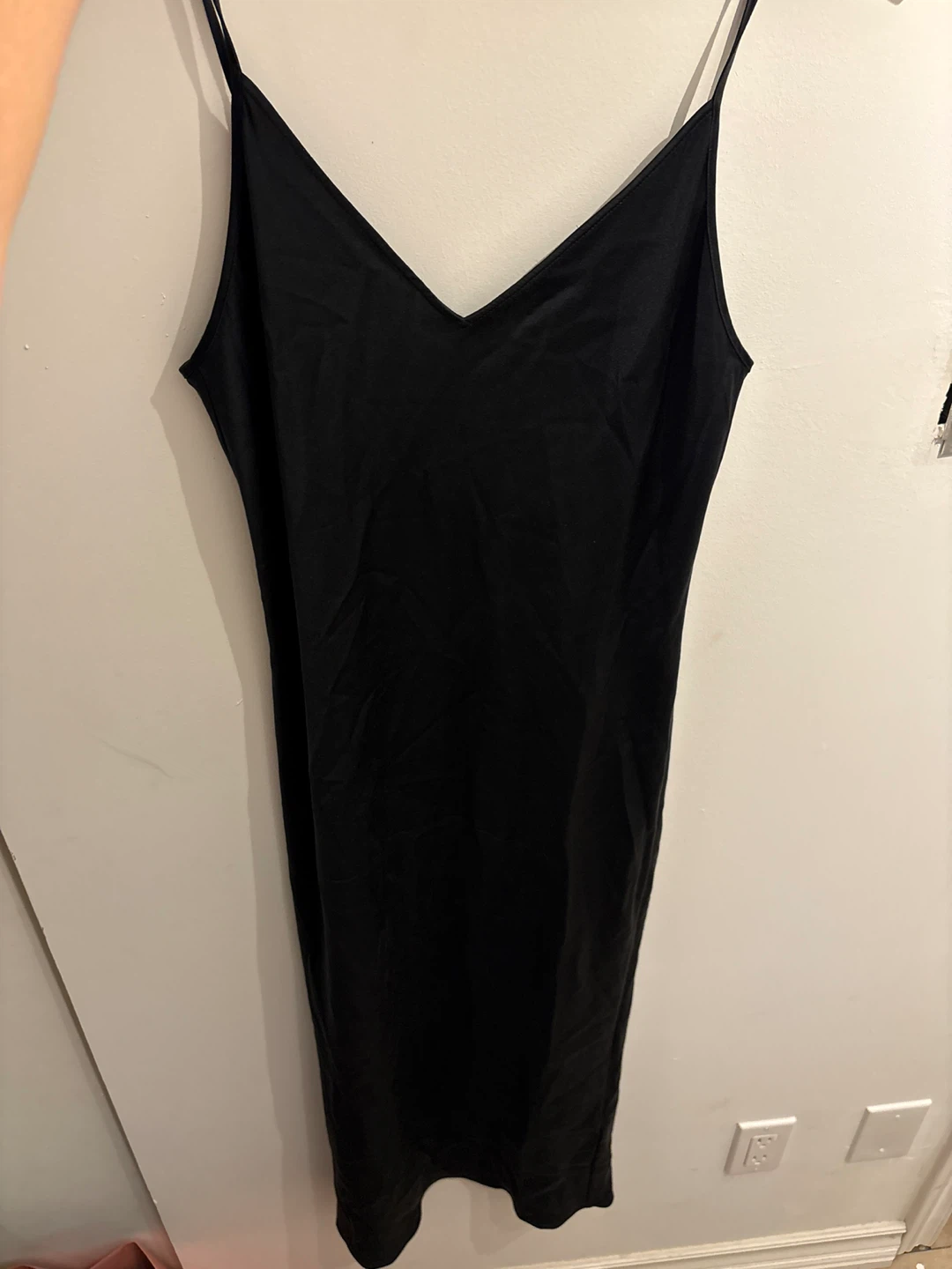 100% SILK Club Monaco Black Slip Dress - photo 2
