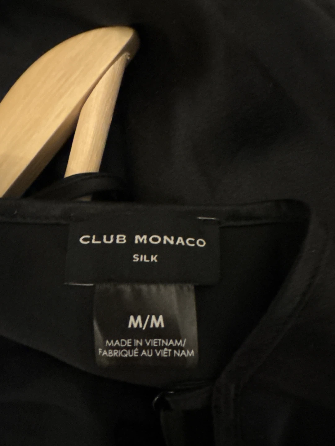 100% SILK Club Monaco Black Slip Dress - photo 3