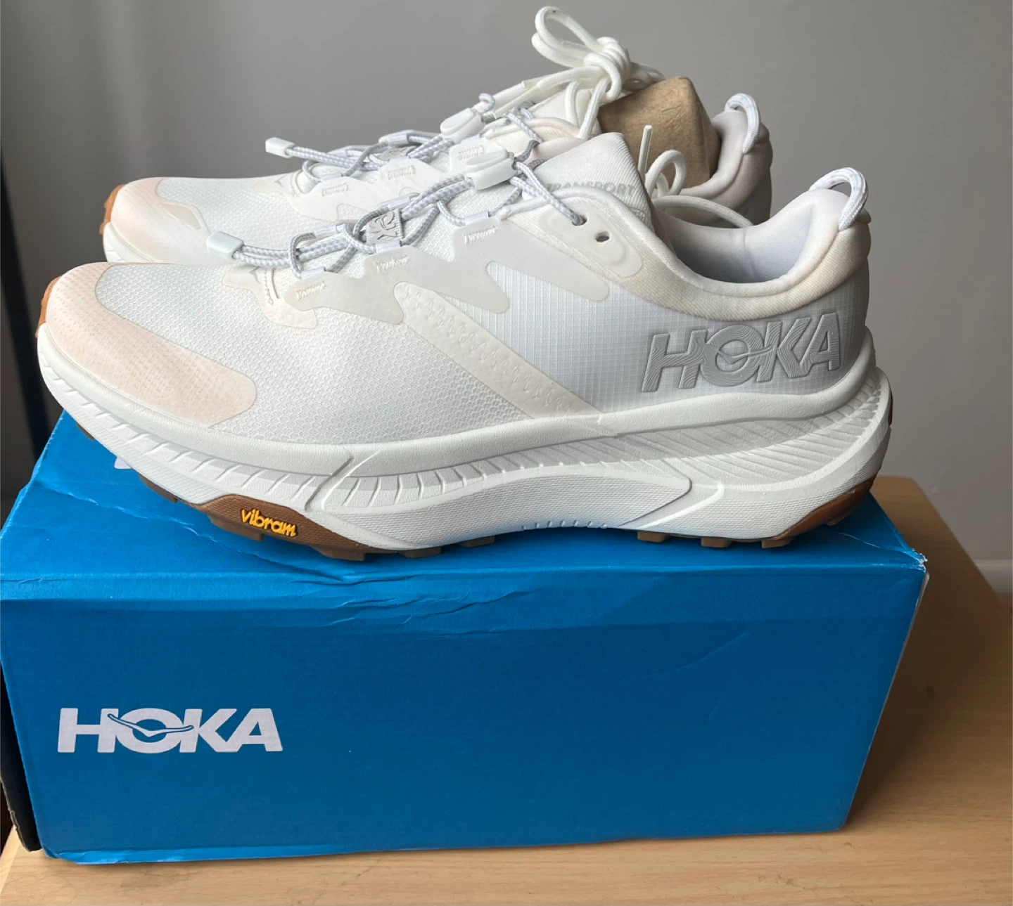 Hoka M Transport Running Shoes White 9D - photo 4