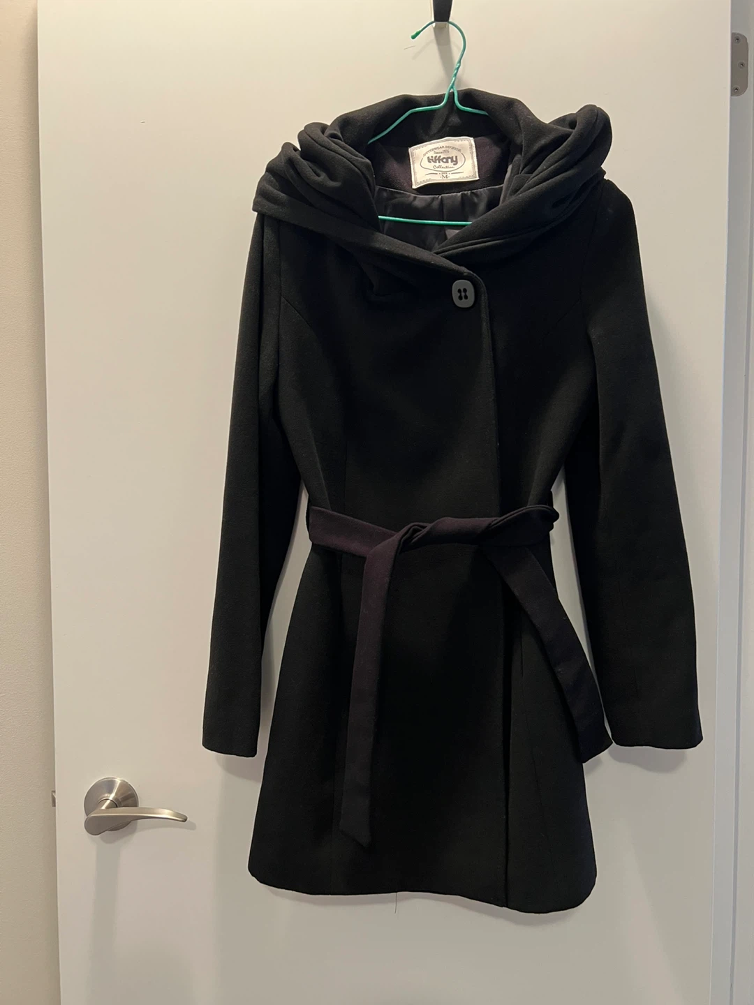 Tiffany Collection Women's Black Coat - Size M