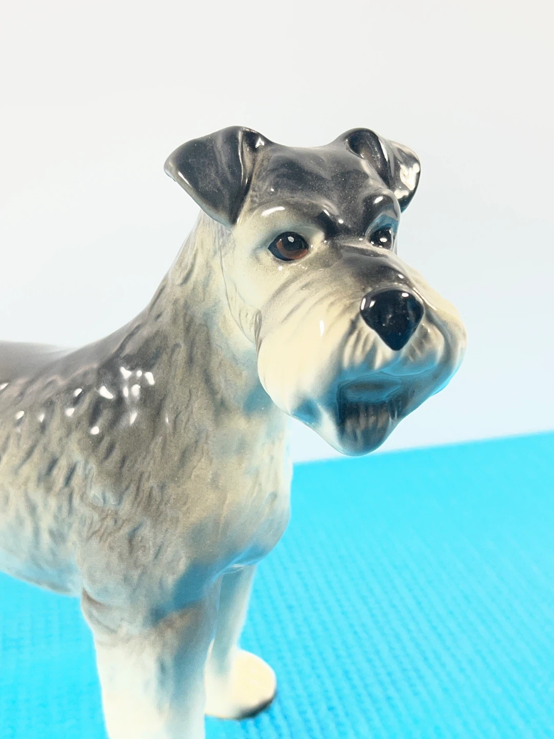 Ceramic Schnauzer Dog Figurine - photo 2