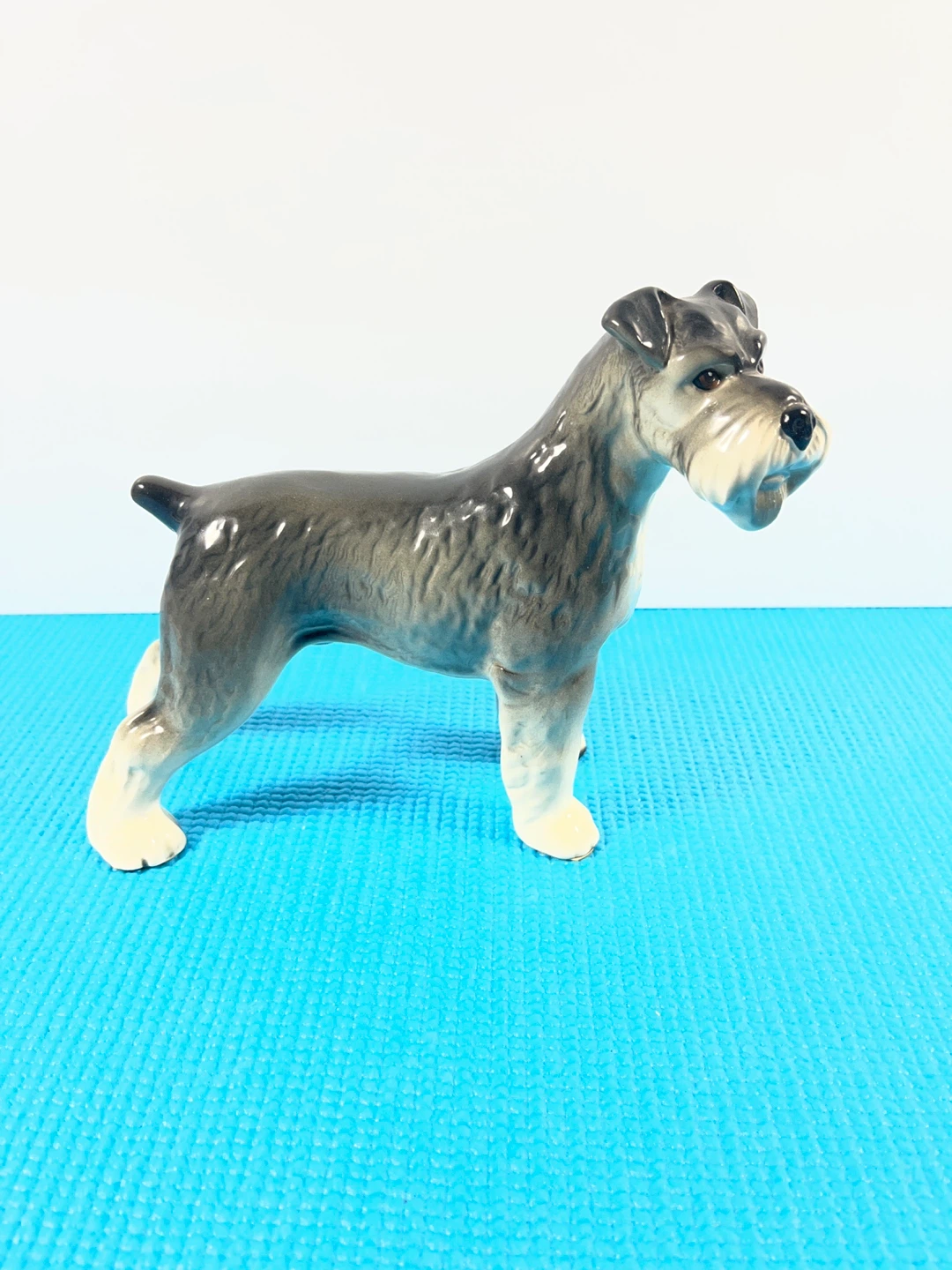 Ceramic Schnauzer Dog Figurine - photo 3